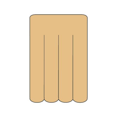 Kings Kinesiology Tape - Hamstring Pre Cut Support